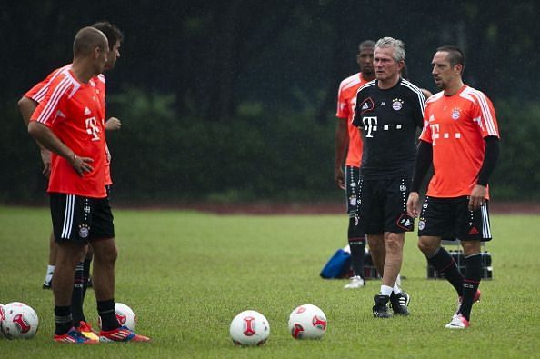 Bayern Muenchen v VfL Wolfsburg - Press Conference & Training Session